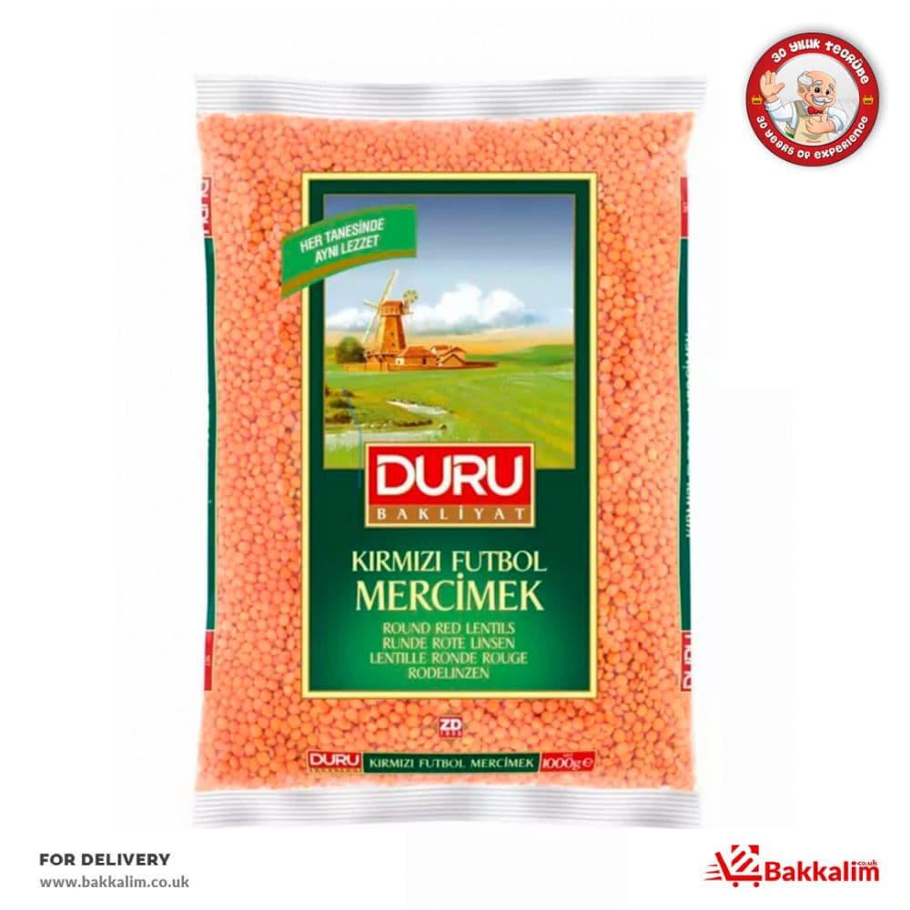 Duru 1000 Gr Round Red Lentils 