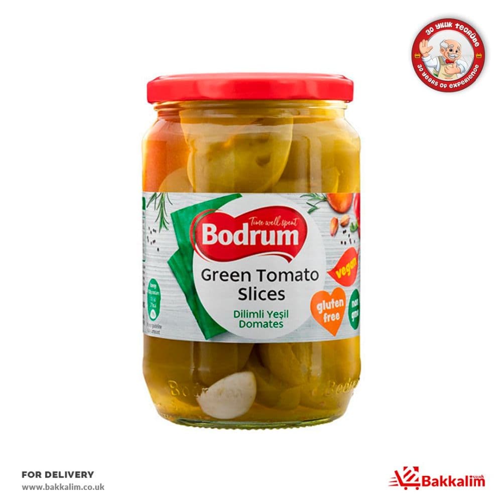 Bodrum 670 Gr Green Tomato Slices 