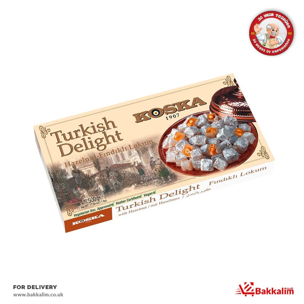 Koska 400 Gr Turkish Delight With Hazelnut 