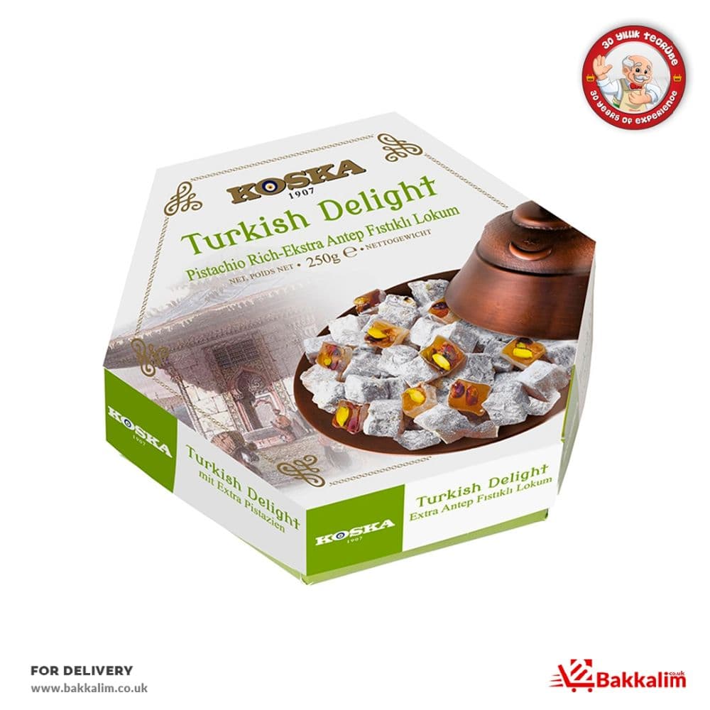 Koska 250 Gr Turkish Delight Extra Pistachio 