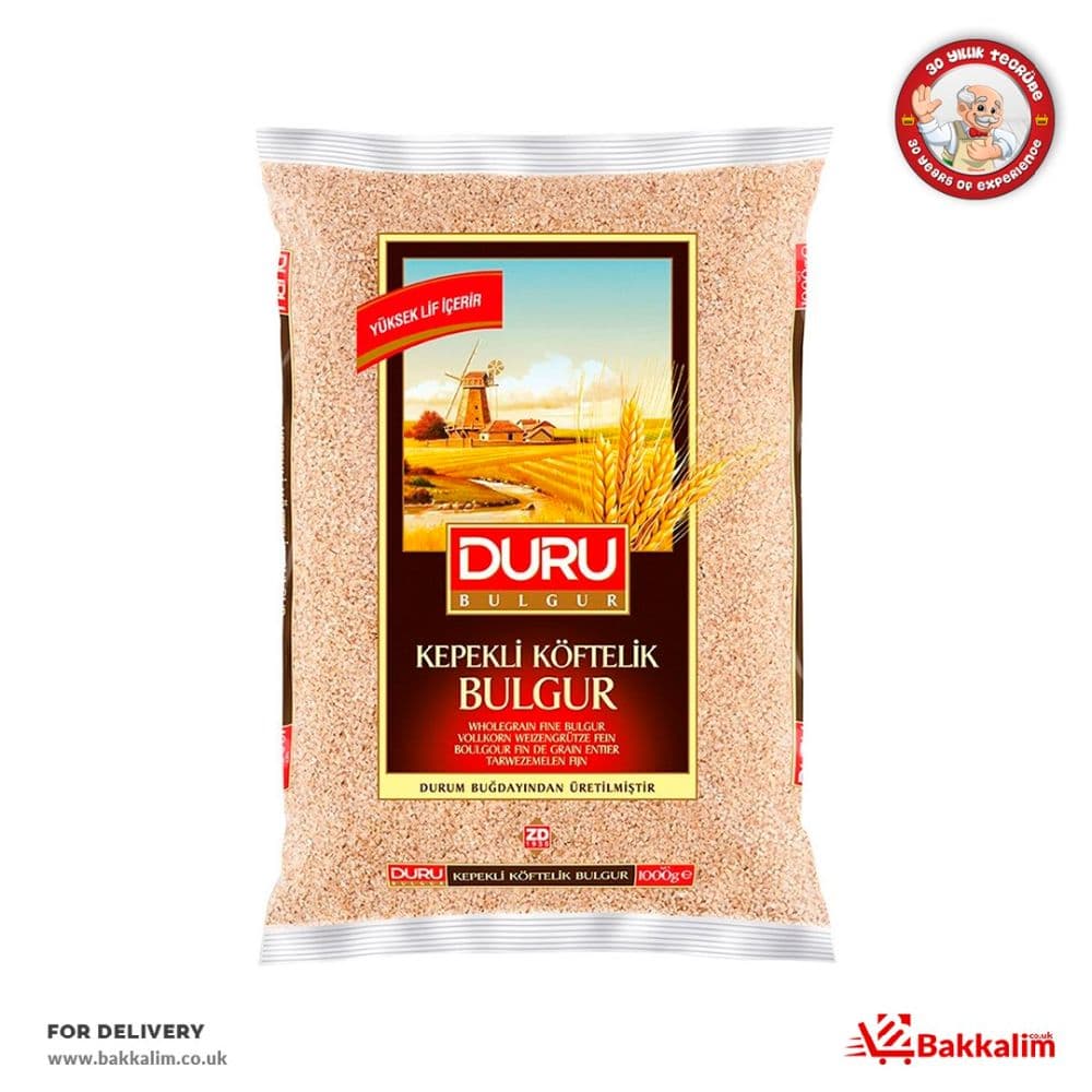 Duru 1000 Gr Whole-grain Fine Bulgur 