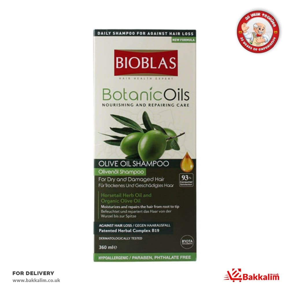 Bioblas 360ml Olive Oil Shampoo 