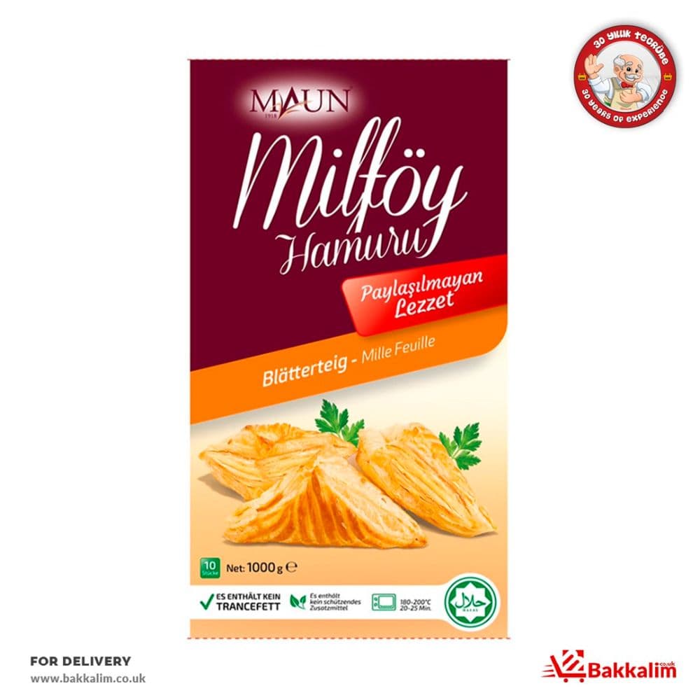 Maun 1000 Gr Milfoy Crossiants 