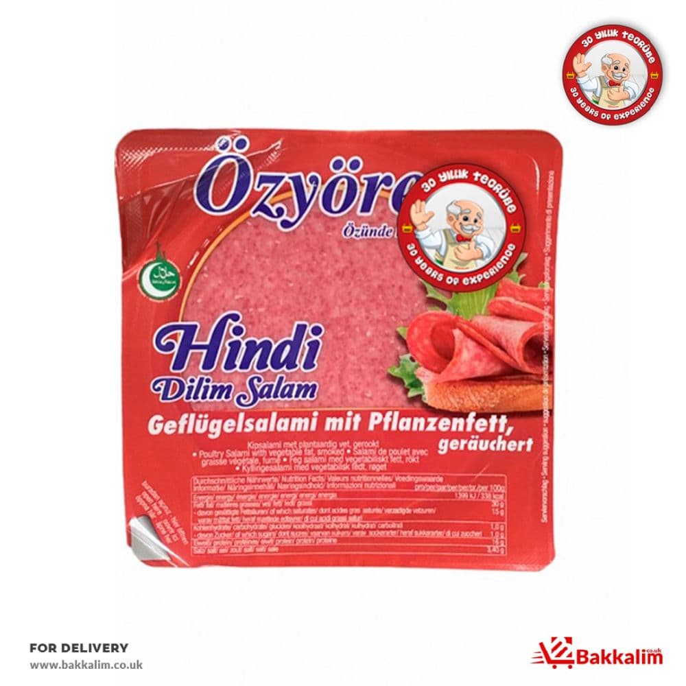 Ozyorem 200 Gr Turkey Smoked Sliced Salami 