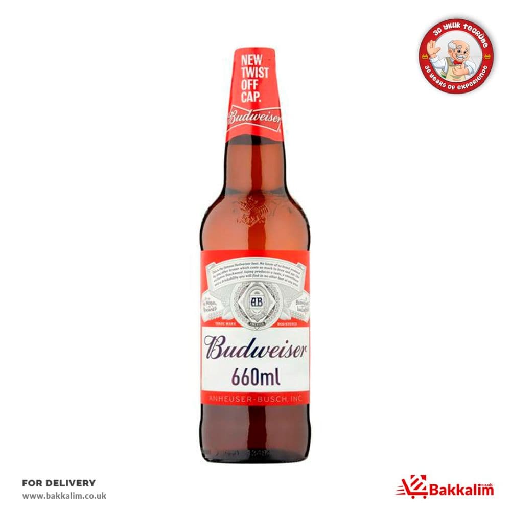 Budweiser 660 Ml Lager Beer Bottle 