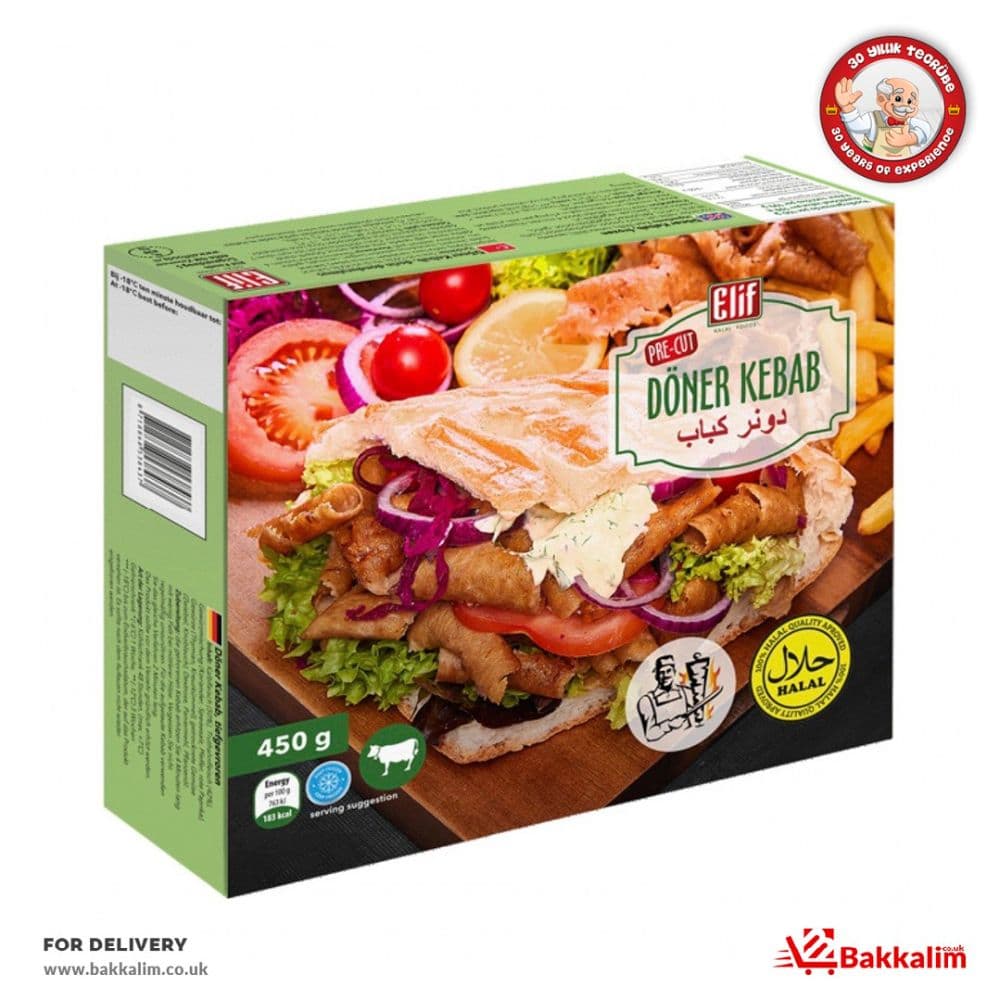 Elif 450 Gr (Halal) Meat Doner Kebab 