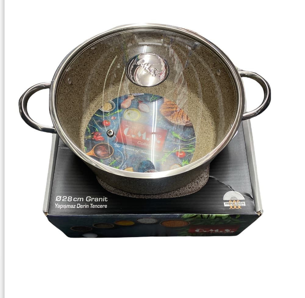 Oms 28cm Granite Casserole 