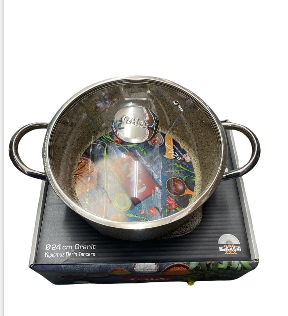 Oms 24cm Granite Casserole 