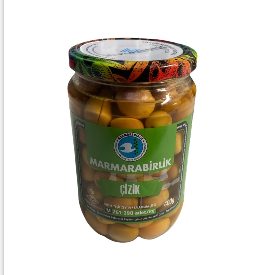 Marmarabirlik M Scratched Green Olive 400 G