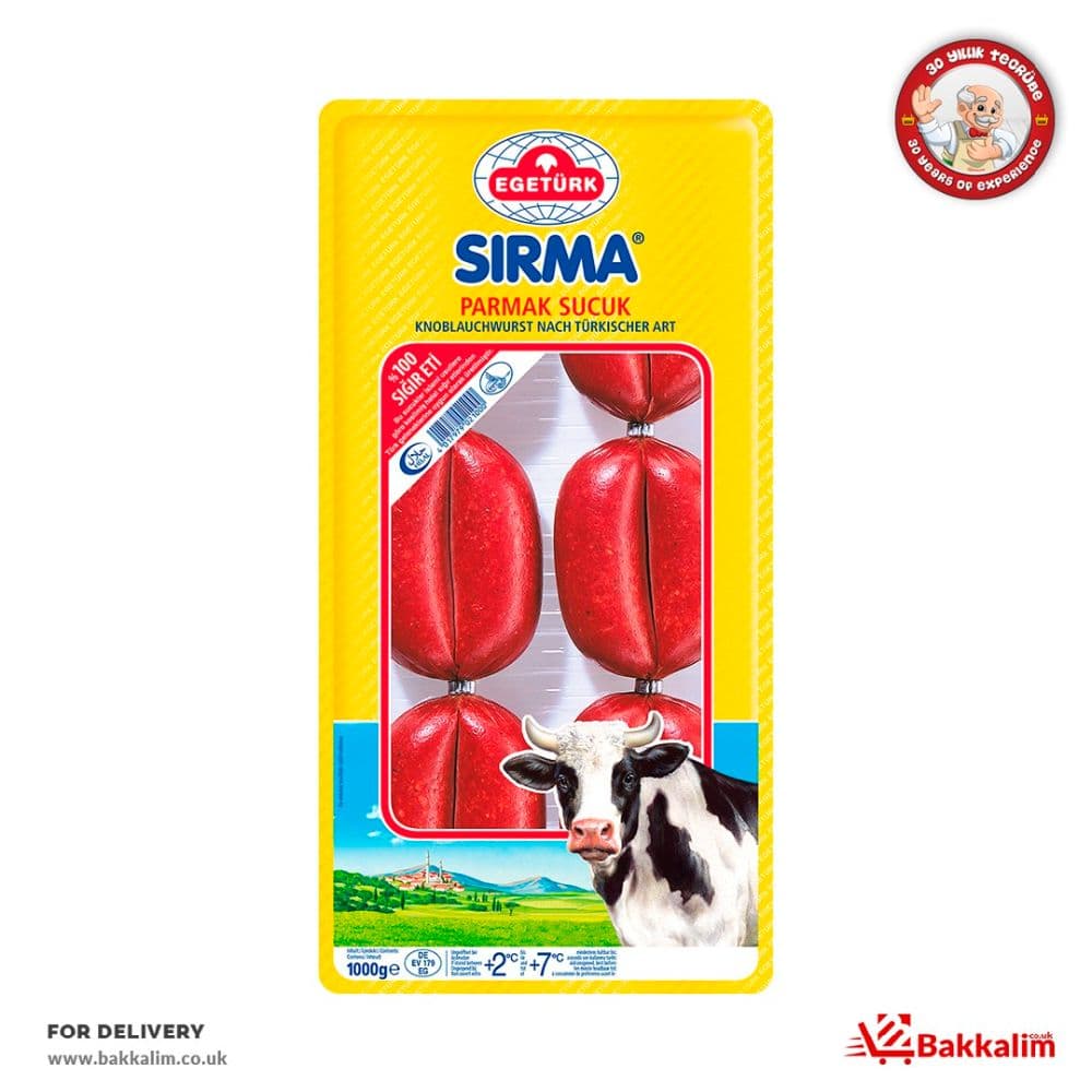 Egeturk 1000 Gr Sirma Finger Sucuk 