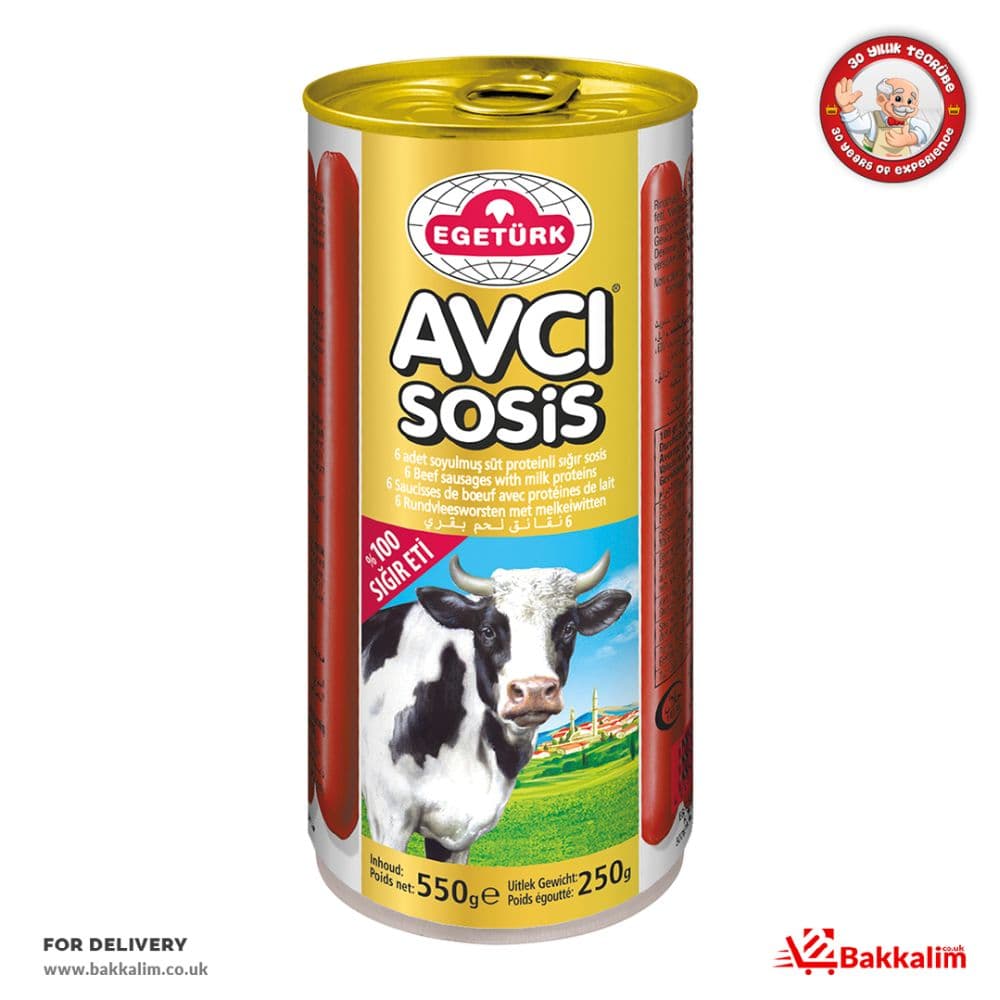Egeturk Avci 550 Gr 6 Pcs Peeled Sausage
