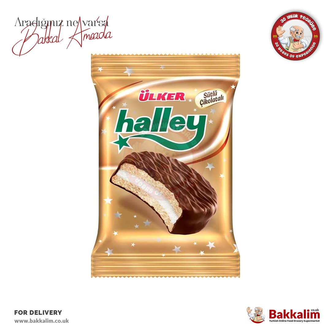 Ulker Halley  Milk Chocolate Cake Biscuit 30 G
