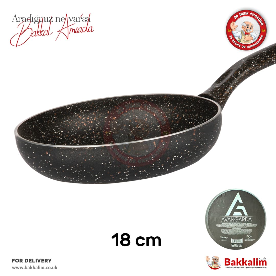 Avangarda 18 cm Frying Pan Non Stick Aluminium - Granite